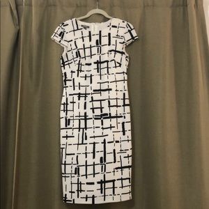 Black and white dress